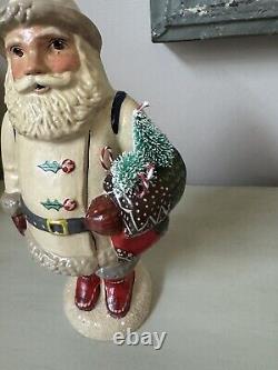 Vaillancourt folk art American Santa Claus Signed Christmas Collectibles