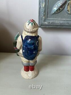 Vaillancourt folk art American Santa Claus Signed Christmas Collectibles