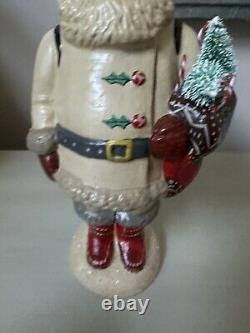 Vaillancourt folk art American Santa Claus Signed Christmas Collectibles