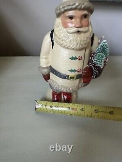 Vaillancourt folk art American Santa Claus Signed Christmas Collectibles