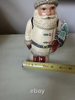 Vaillancourt folk art American Santa Claus Signed Christmas Collectibles