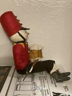 Very Rare Joe spencer gathered traditions Drummond Toy Soilder (Free Shipping)