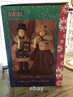 Victorian Couple Animated 26 By Traditions Near Mint Condition Immaculate