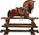 Victorian Handmade Real Solid Wood 56 Rocking Horse