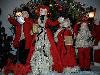 Victorian Large 22 Inch 4 Piece Deluxe Caroler Set Christmas Rare (new) H-4