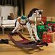 Victorian Style Fantasy Carousel Rocking Horse Christmas Holiday Display Statue