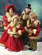 Victorian Trading Co 4 Piece Christmas Caroling Family Figurines New Free Ship