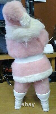Vintage 15 Harold gale 1960's Pink Fur Santa Claus Mary Kay