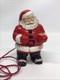 Vintage 1940's Light Up Santa Tabletop Figurine Tested Works