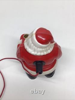 Vintage 1940's Light Up Santa Tabletop Figurine Tested Works