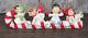 Vintage 1950's Geo Z Lefton Christmas Kid Angels Riding Candy Cane Ar626 In Box