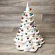 Vintage 1960s Mcm Arnels White Ceramic Christmas Tree 19 Rare