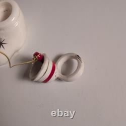 Vintage 1961 Holt Howard RARE Christmas Boy Angel Candle Holders JAPAN Kitschy