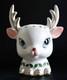 Vintage 1962 Napco Christmas Rudolph Reindeer Head Vase Planter Icx-5477