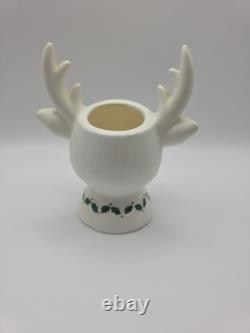Vintage 1962 Napco Christmas Rudolph Reindeer Head Vase Planter ICX-5477