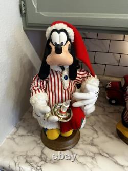 Vintage 1997 Santas Best Goofy animated motionette RARE Christmas Decor