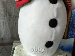 Vintage 1998 Holiday Creations Large Snowman Animated Christmas Decor RARE 27