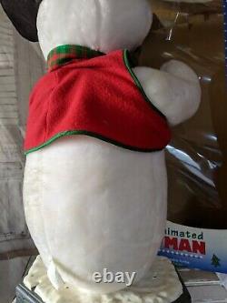 Vintage 1998 Holiday Creations Large Snowman Animated Christmas Decor RARE 27