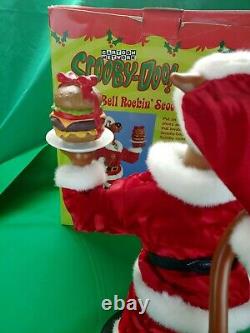Vintage 1999 Scooby-Doo Jingle Bell Rockin' Santa Animated Musical 19 Figure