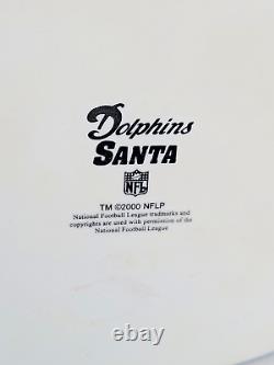 Vintage 2000 Danbury Mint Miami Dolphins Santa Clause 12 Figurine Excellent NFL