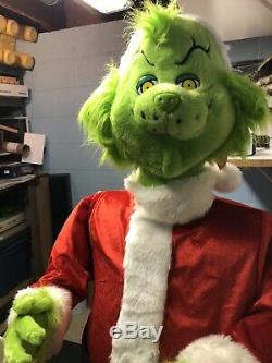 Vintage 2004 Gemmy Life-size The Grinch! Sings, Talks, Swings Hips! Works