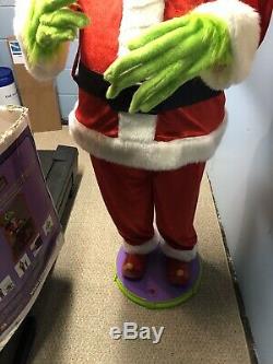 Vintage 2004 Gemmy Life-size The Grinch! Sings, Talks, Swings Hips! Works