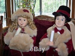Vintage 27 Motionette Teleco Animated Victorian Christmas Couple