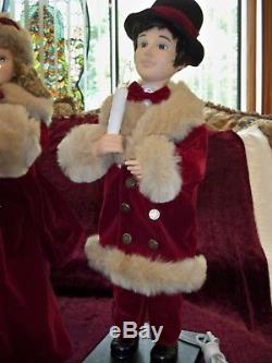 Vintage 27 Motionette Teleco Animated Victorian Christmas Couple