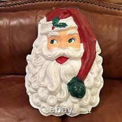 Vintage 29 Santa Claus 50s plastic head 1950s