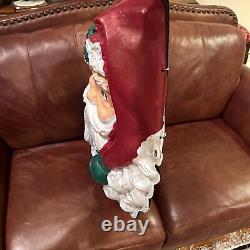 Vintage 29 Santa Claus 50s plastic head 1950s