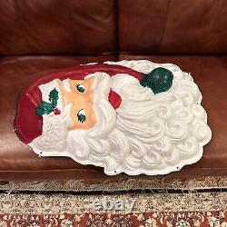 Vintage 29 Santa Claus 50s plastic head 1950s