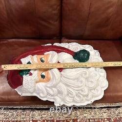 Vintage 29 Santa Claus 50s plastic head 1950s