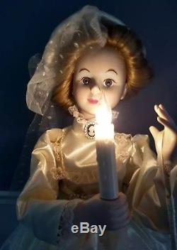 Vintage 29 Telco Motion-Ette Lighted Animated Christmas Victorian Doll withCameo