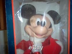 Vintage 96' MICKEY MOUSE Santa's Best Holiday Animation MOTIONETTE FIGURE RARE