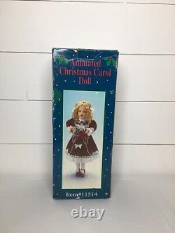 Vintage Animated Christmas Carolee Doll Plays Music And Moves