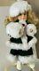Vintage Animated Electric Elco Motion-ette Christmas Ice Skater Victorian Girl