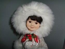 Vintage Animated TELCO MOTION-ette Electric Christmas Lighted Snowball Eskimo