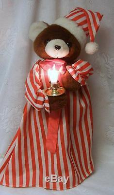 Vintage Animated Telco MOTION-ette Electric Christmas Figure Bear