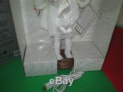 Vintage Animated Telco Original Motion-ette Christmas Porcelain Doll 18 Angel