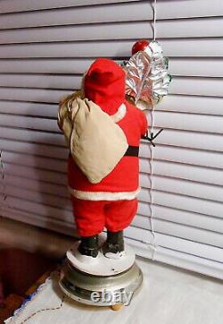 Vintage Antique 12 Large Japan Santa Music Box