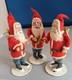 Vintage Antique Clay Face Santa Christmas Standing Figure Clay Japan