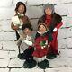 Vintage Byer's Choice The Carolers Family Of 4 Figures Dolls Christmas Decor