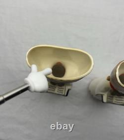 Vintage Capri Choir Boy Ceramic Vase Japan 1950's Set of 2