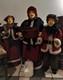 Vintage Christmas Carolers Set Of 3 Over 3' Tall
