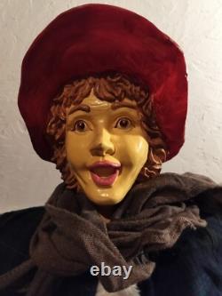 Vintage Christmas Carolers Set of 3 Over 3' Tall