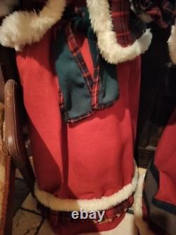 Vintage Christmas Carolers Set of 3 Over 3' Tall