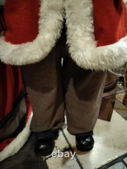 Vintage Christmas Carolers Set of 3 Over 3' Tall