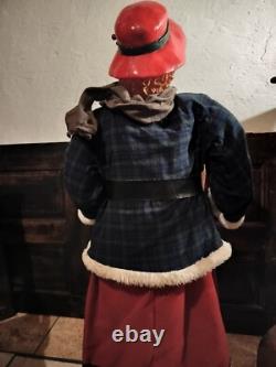 Vintage Christmas Carolers Set of 3 Over 3' Tall