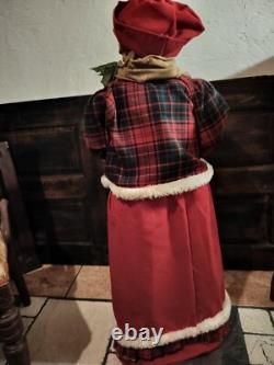 Vintage Christmas Carolers Set of 3 Over 3' Tall