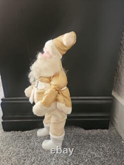 Vintage Christmas Harold Gale Santa Claus Gold Lame Suit 15
